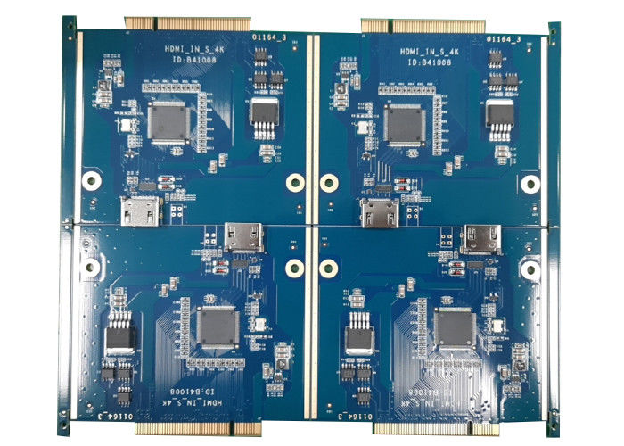 نمونه اولیه Blue SMT Multilay HDI PCB Assembly for Driverless