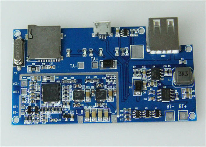 نمونه اولیه Blue SMT Multilay HDI PCB Assembly for Driverless