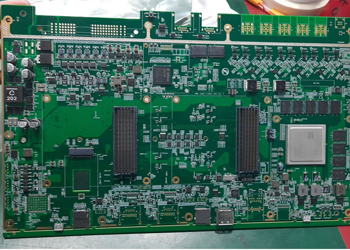 FR4 مونتاژ PCB چند لایه بدون سرب ، مونتاژ PCB سازگار با RoHS 6 لایه